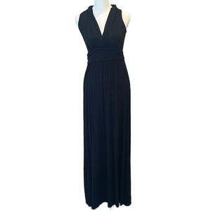Tart clothing black V-neck maxi dress